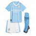 Tanie Strój piłkarski Manchester City Jack Grealish #10 Koszulka Podstawowej dla dziecięce 2023-24 Krótkie Rękawy (+ szorty)